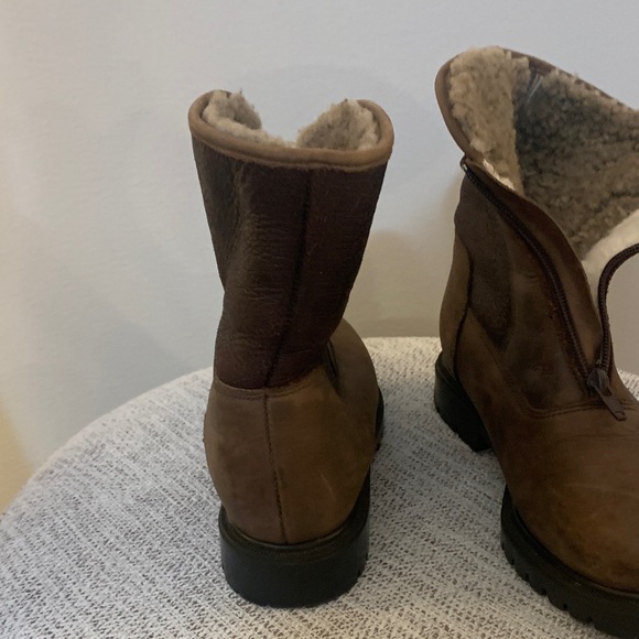 Barbo Cozy Brown Winter Boots with Sherpa Lining - Picture 3 of 14